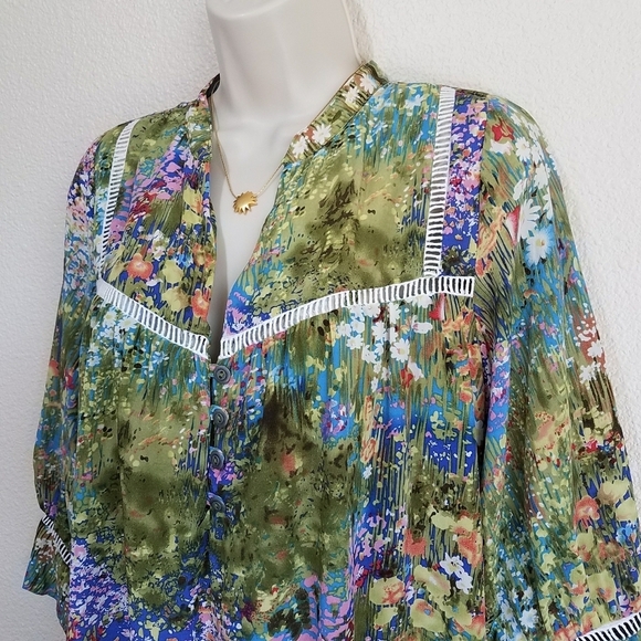 Anthropologie Dolan Silk Blouse - Picture 2 of 7